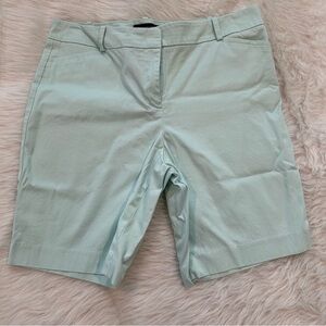 Talbots Mint Green 9”  Bermuda Shorts Knee-Length Tailored Fit